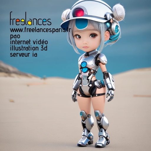 Pao mise en page internet vidéo illustration 3d serveur IA générative AI freelance paris studio de création magazines QUBSTXL0